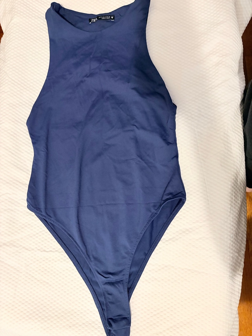 Zara Blue Crewneck Top